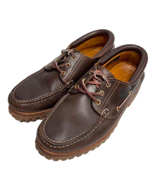 Timberland（ティンバーランド）Timberland (ティンバーランド) Authentic 3 eye classic スリーアイ(3eye) クラシックラグ ブラウン サイズ:26.5の古着・服飾アイテム