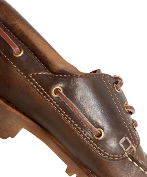 Timberland（ティンバーランド）Timberland (ティンバーランド) Authentic 3 eye classic スリーアイ(3eye) クラシックラグ ブラウン サイズ:26.5の古着・服飾アイテム