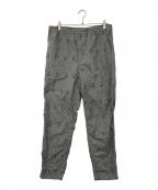 THE NORTH FACEザ ノース フェイス）の古着「Paisley Embroidery Shirred Waist Pants ナイロンパンツ」｜グレー