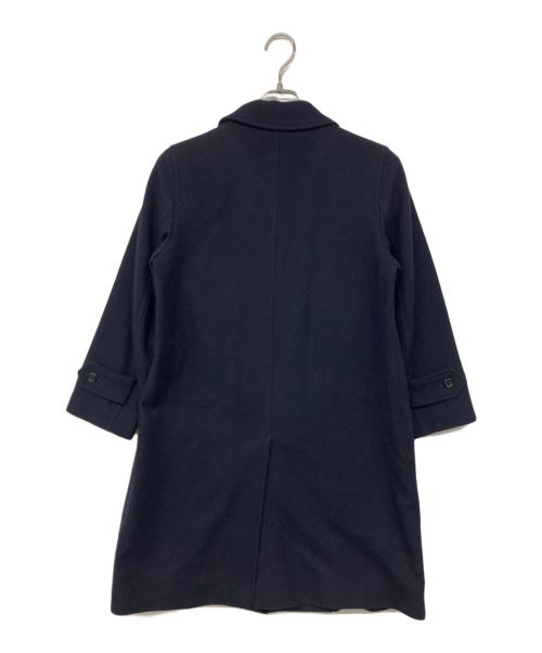 MARGARET HOWELL（マーガレットハウエル）MARGARET HOWELL (マーガレットハウエル) SOFT WOOL COAT ソフトフリースコート ネイビー サイズ:1の古着・服飾アイテム