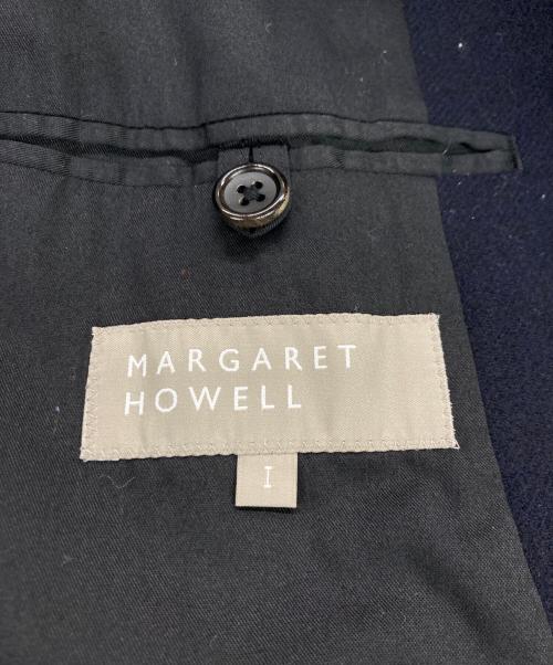 MARGARET HOWELL（マーガレットハウエル）MARGARET HOWELL (マーガレットハウエル) SOFT WOOL COAT ソフトフリースコート ネイビー サイズ:1の古着・服飾アイテム