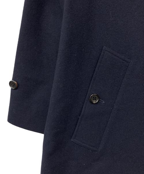 MARGARET HOWELL（マーガレットハウエル）MARGARET HOWELL (マーガレットハウエル) SOFT WOOL COAT ソフトフリースコート ネイビー サイズ:1の古着・服飾アイテム