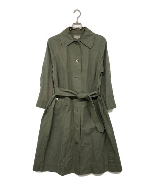 MARGARET HOWELL（マーガレットハウエル）MARGARET HOWELL (マーガレットハウエル) コットンステンカラーコート オリーブ サイズ:1の古着・服飾アイテム