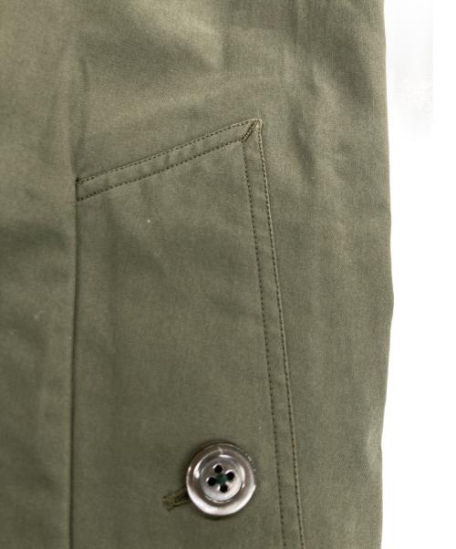 MARGARET HOWELL（マーガレットハウエル）MARGARET HOWELL (マーガレットハウエル) コットンステンカラーコート オリーブ サイズ:1の古着・服飾アイテム