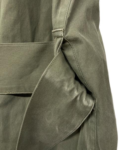 MARGARET HOWELL（マーガレットハウエル）MARGARET HOWELL (マーガレットハウエル) コットンステンカラーコート オリーブ サイズ:1の古着・服飾アイテム