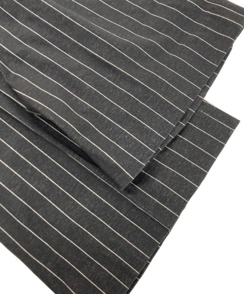 masu（エムエーエスユー）masu (エムエーエスユー) CLASSIC EASY TROUSERS / イージーパンツ ブラック×ホワイト サイズ:44の古着・服飾アイテム