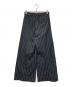 masu (エムエーエスユー) CLASSIC EASY TROUSERS / イージーパンツ ブラック×ホワイト サイズ:44：25000円