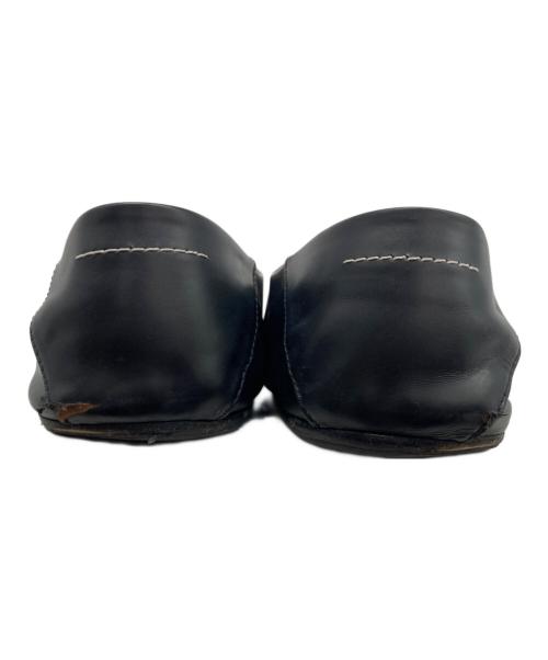 MM6 Maison Margiela（エムエムシックスメゾンマルジェラ）MM6 Maison Margiela (エムエムシックスメゾンマルジェラ) アナトミックバブーシュ レザーシューズ ブラック サイズ:42の古着・服飾アイテム