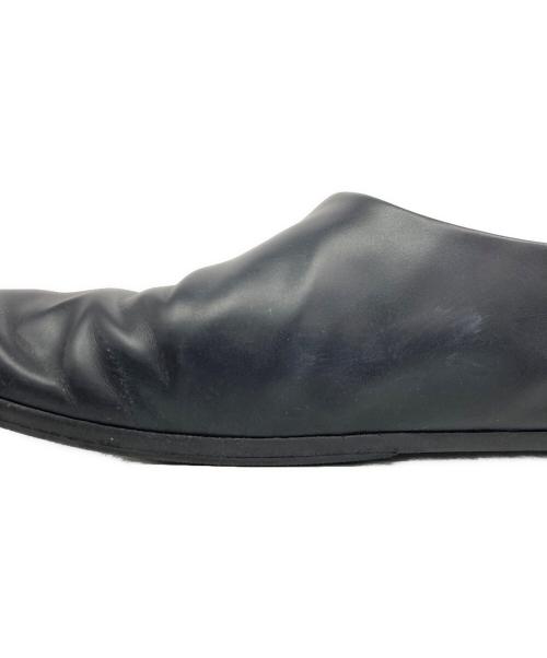 MM6 Maison Margiela（エムエムシックスメゾンマルジェラ）MM6 Maison Margiela (エムエムシックスメゾンマルジェラ) アナトミックバブーシュ レザーシューズ ブラック サイズ:42の古着・服飾アイテム