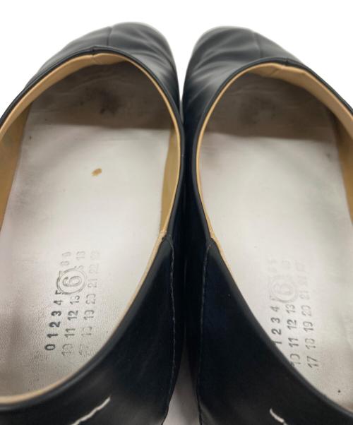 MM6 Maison Margiela（エムエムシックスメゾンマルジェラ）MM6 Maison Margiela (エムエムシックスメゾンマルジェラ) アナトミックバブーシュ レザーシューズ ブラック サイズ:42の古着・服飾アイテム