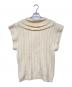 SIIILON (シーロン) HAND KNIT VEST / ニットベスト ベージュ サイズ:F：7000円