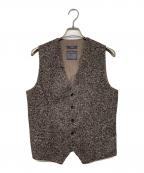 CIRCOLO 1901チルコロ1901）の古着「ヘリンボーンプリント ジレ ベスト」｜ブラウン