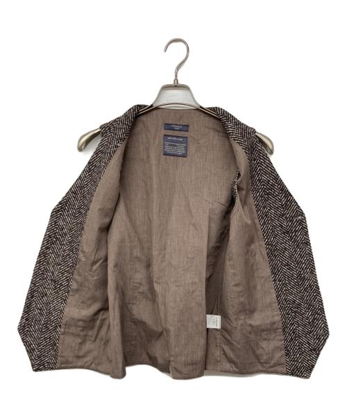 CIRCOLO 1901（チルコロ1901）CIRCOLO 1901 (チルコロ1901) ヘリンボーンプリント ジレ ベスト ブラウン サイズ:48の古着・服飾アイテム
