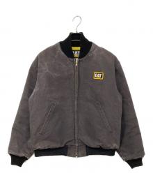 USED（ユーズド）の古着「90's ダック ボンバージャケット CAT 」｜ブラック