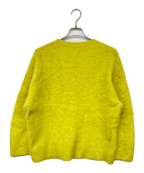 DRESSLAVE（ドレスレイブ）DRESSLAVE (ドレスレイブ) fox cashmere vneck pullover / フォックスカシミヤVネックニット イエロー サイズ:38の古着・服飾アイテム