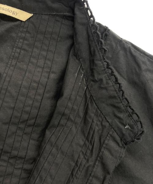 Curensology（カレンソロジー）Curensology (カレンソロジー) コットンレースオールインワン ブラック サイズ:Fの古着・服飾アイテム