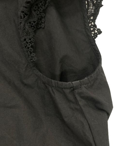 Curensology（カレンソロジー）Curensology (カレンソロジー) コットンレースオールインワン ブラック サイズ:Fの古着・服飾アイテム