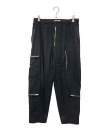 PHINGERIN（フィンガリン）の古着「RIPSTOP FLIGHT PANTS / リップストップフライトパンツ」｜ブラック