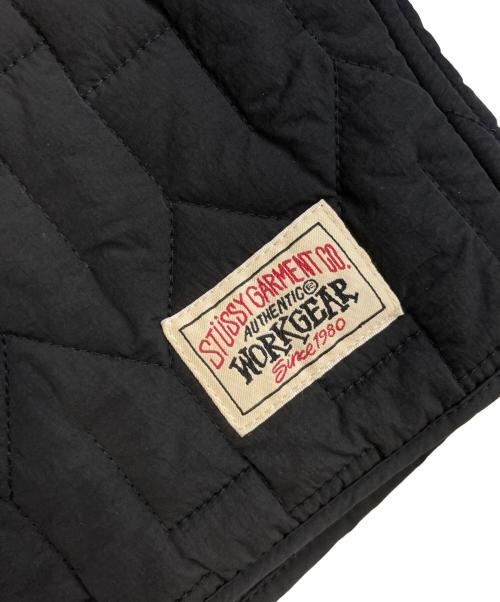 stussy（ステューシー）stussy (ステューシー) Quilted Liner キルティングジャケット ブラック サイズ:Lの古着・服飾アイテム