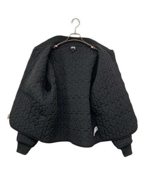 stussy（ステューシー）stussy (ステューシー) Quilted Liner キルティングジャケット ブラック サイズ:Lの古着・服飾アイテム