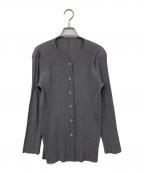 ISSEY MIYAKEイッセイミヤケ）の古着「プリーツカーディガン」｜グレー