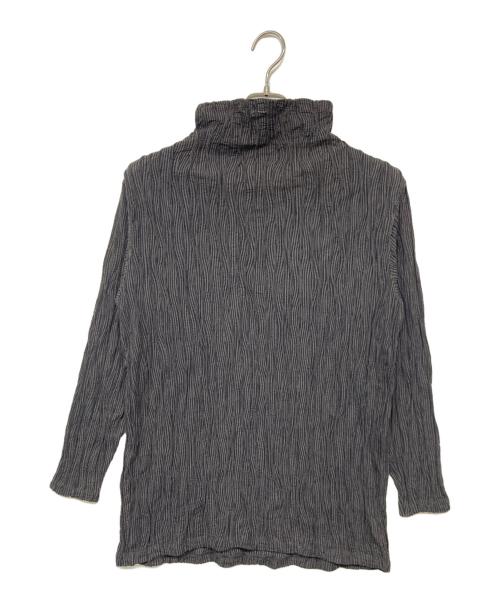 JURGEN LEHL（ヨーガンレール）JURGEN LEHL (ヨーガンレール) プリーツカットソー プリーツスカート セットアップ グレー サイズ:Mの古着・服飾アイテム