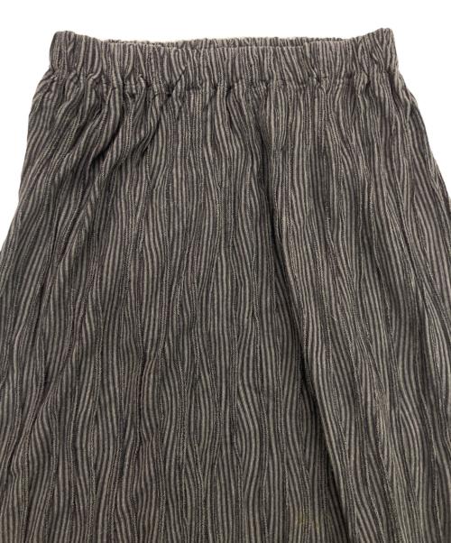 JURGEN LEHL（ヨーガンレール）JURGEN LEHL (ヨーガンレール) プリーツカットソー プリーツスカート セットアップ グレー サイズ:Mの古着・服飾アイテム