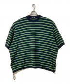 is-nessイズネス）の古着「BALLOON T-SHIRT」｜ネイビー×グリーン