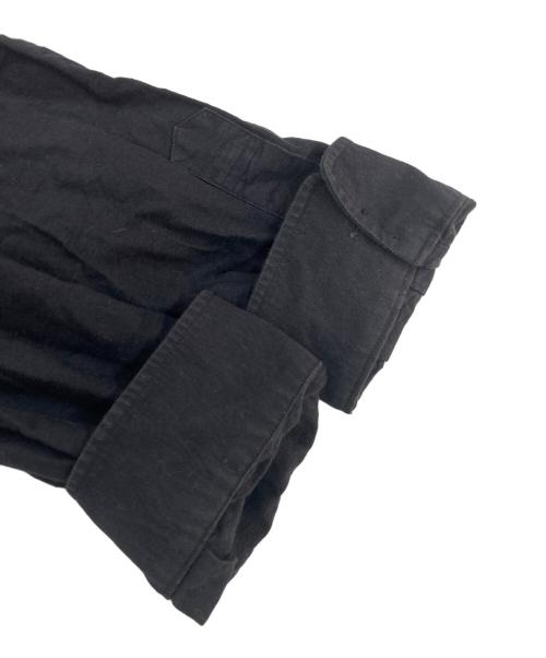 Graphpaper（グラフペーパー）Graphpaper (グラフペーパー) Oxford L/S Oversized Band Collar Shirt バンドカラーシャツ ブラック サイズ:記載なしの古着・服飾アイテム