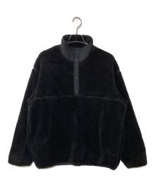 Graphpaper（グラフペーパー）の古着「Wool Boa Pullover ウールボアプルオーバー」｜ブラック