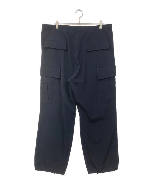 COMOLI（コモリ）COMOLI (コモリ) ウールギャバ 6Pパンツ ネイビー サイズ:3の古着・服飾アイテム