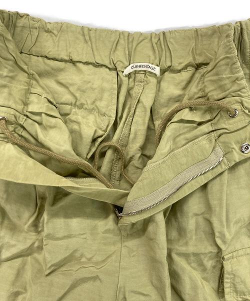 CURRENTAGE（カレンテージ）CURRENTAGE (カレンテージ) レーヨンリネンカーゴパンツ グリーン サイズ:1の古着・服飾アイテム