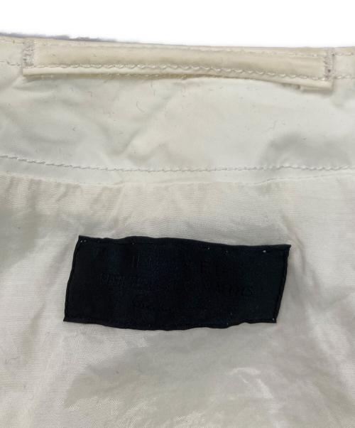 UNUSED（アンユーズド）UNUSED (アンユーズド) US1125 レースアップノーカラーブルゾン ホワイトの古着・服飾アイテム