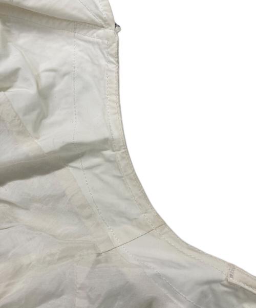 UNUSED（アンユーズド）UNUSED (アンユーズド) US1125 レースアップノーカラーブルゾン ホワイトの古着・服飾アイテム