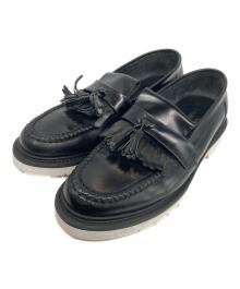 LOAKE LOAFER（ロークローファー）の古着「POLISHED LOAFER / タッセルローファー」｜ブラック