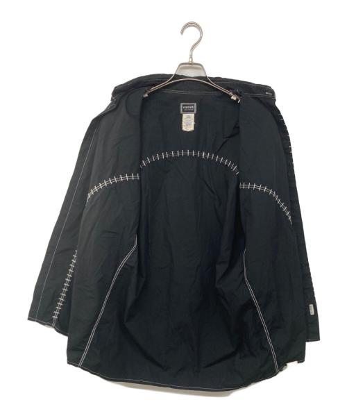 VERSACE JEANS COUTURE（ヴェルサーチ ジーンズクチュール）VERSACE JEANS COUTURE (ヴェルサーチ ジーンズクチュール) 90`sデザインステッチシャツ ブラック サイズ:XLの古着・服飾アイテム
