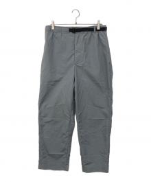 everyone（エブリワン）の古着「NYLON BELTED EASYPANTS / ナイロン ベルテッド イージーパンツ」｜グレー