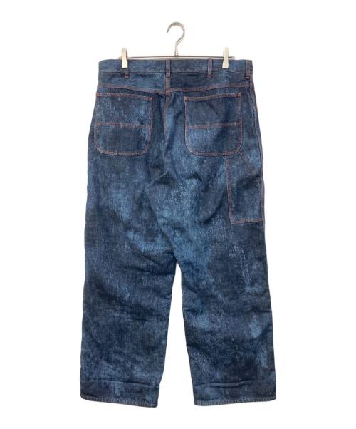 BEAMS PLUS（ビームスプラス）BEAMS PLUS (ビームスプラス) Painter Pants Lined Denim Discharge  デニムパンツ インディゴ サイズ:XLの古着・服飾アイテム