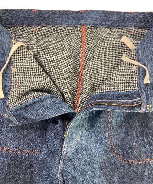 BEAMS PLUS（ビームスプラス）BEAMS PLUS (ビームスプラス) Painter Pants Lined Denim Discharge  デニムパンツ インディゴ サイズ:XLの古着・服飾アイテム