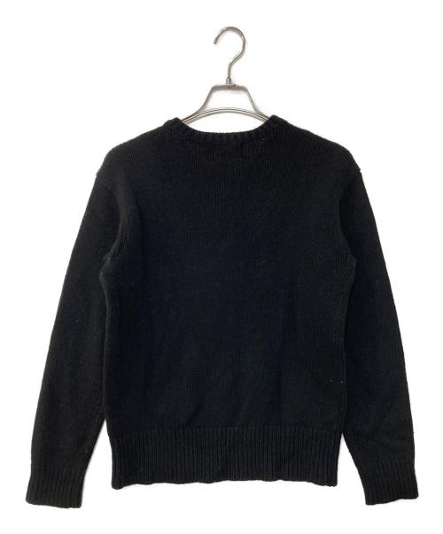 POLO RALPH LAUREN（ポロ・ラルフローレン）POLO RALPH LAUREN (ポロ・ラルフローレン) P Sweater tiger カシミヤ混ニット ブラック サイズ:XSの古着・服飾アイテム