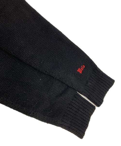 POLO RALPH LAUREN（ポロ・ラルフローレン）POLO RALPH LAUREN (ポロ・ラルフローレン) P Sweater tiger カシミヤ混ニット ブラック サイズ:XSの古着・服飾アイテム