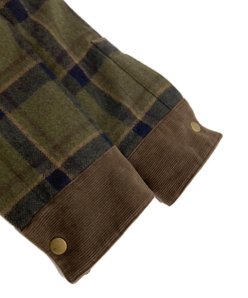 A.P.C.（アーペーセー）A.P.C. (アーペーセー) チェックハンティングジャケット オリーブ サイズ:XSの古着・服飾アイテム