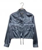 DIESELディーゼル）の古着「C-ERICA / レーヨン シャツジャケット」｜ブルー