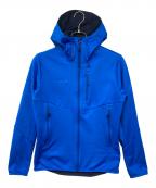 MAMMUTマムート）の古着「Ultimate VI SO Hooded Jacket / アルティメット VI ソフトシェル フーデット ジャケット」｜ブルー