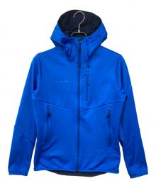 MAMMUT（マムート）の古着「Ultimate VI SO Hooded Jacket / アルティメット VI ソフトシェル フーデット ジャケット」｜ブルー