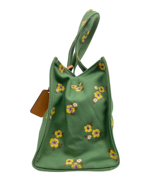 COACH（コーチ）COACH (コーチ) DISNEY (ディズニー) DISNEY X COACH フローラル アンド ミッキーマウス トート 30 グリーンの古着・服飾アイテム