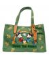 COACH（コーチ）の古着「DISNEY X COACH フローラル アンド ミッキーマウス トート 30」｜グリーン
