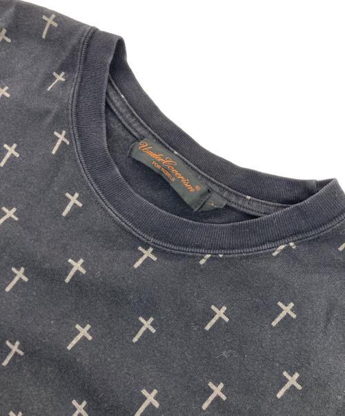 UNDERCOVERISM（アンダーカバーイズム）UNDERCOVERISM (アンダーカバーイズム) クロスプリントカットソー ブラック サイズ:Mの古着・服飾アイテム