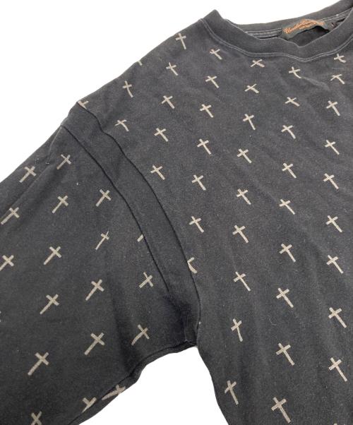 UNDERCOVERISM（アンダーカバーイズム）UNDERCOVERISM (アンダーカバーイズム) クロスプリントカットソー ブラック サイズ:Mの古着・服飾アイテム