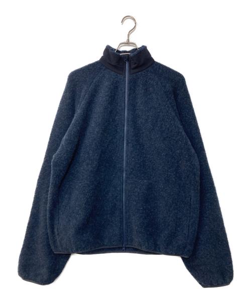 nanamica（ナナミカ）nanamica (ナナミカ) Boiled Wool ZIP UP Sweater ネイビー サイズ:Lの古着・服飾アイテム